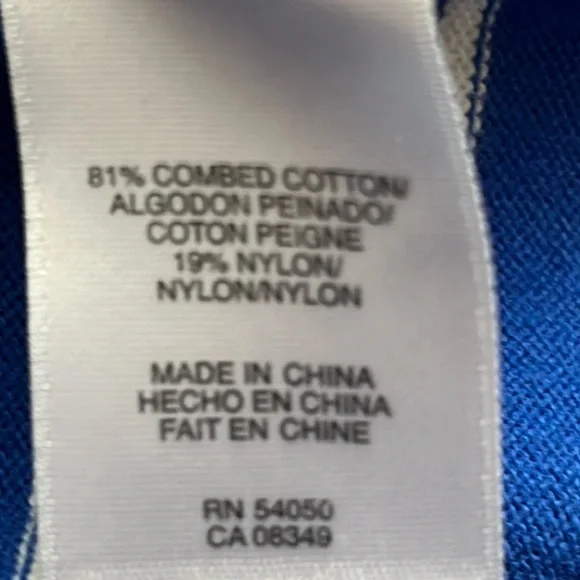 Gorgeous Jones New York Blue / White Striped Open Cardigan with Tie Sz XL - Picture 11 of 11